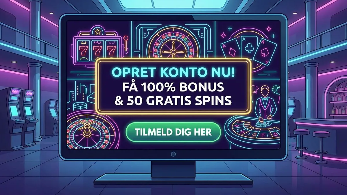 Tilmeld dig med bonus